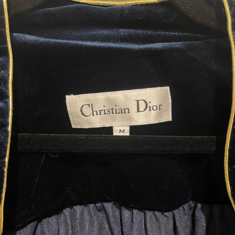 Christian Dior velvet robe